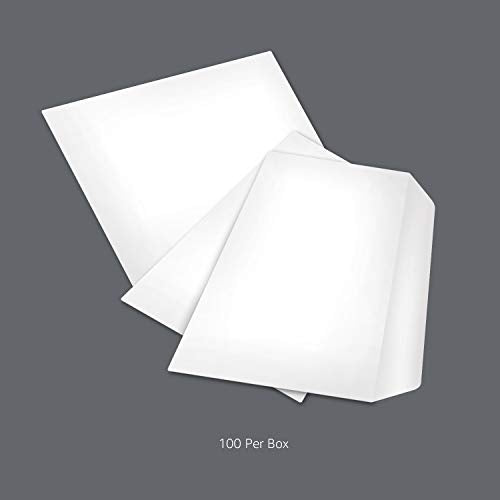 Amazon Basics 6 3/4 Security Tinted Envelopes with Peel and Seal, 100-Pack, White