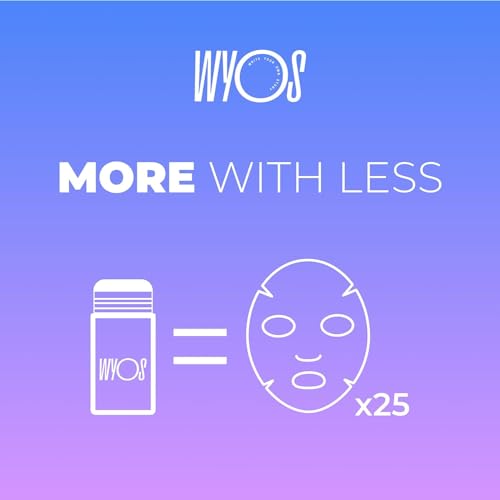 WYOS Face Cleanser & Clay Face Mask Stocking Stuffer Bundle | Travel Size, Leak Free, Vegan, Cruelty Free, Portable, Sulfate Free, Paraben Free