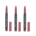 Ulta Beauty 3 Pack Velvet Matte Lip Crayon. Rose Quartz. Size 0.05 oz.