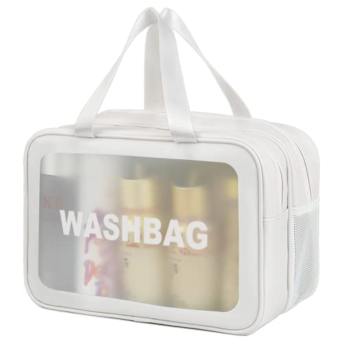 Large Toiletry Bag with Handle - Waterproof Organizer for Travel