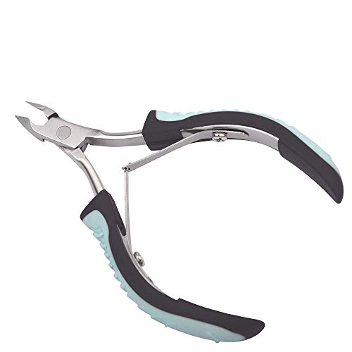 IVON Professional Cuticle Nipper - Stainless Steel Trimmer with Non-Slip Handle