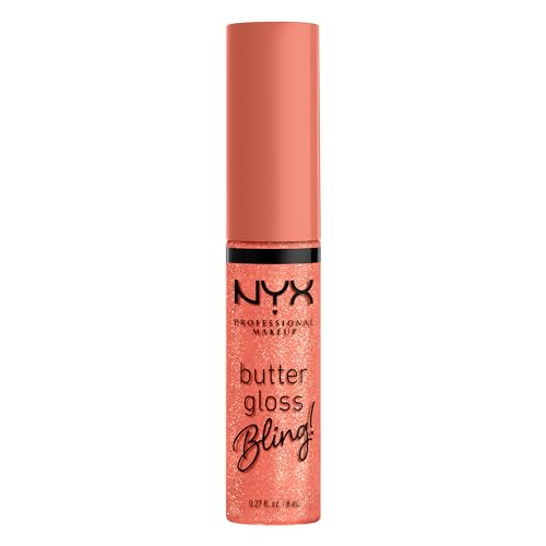 NYX PROFESSIONAL MAKEUP Butter Gloss Bling Lip Gloss, Non Sticky and Shiny Vegan Lip Makeup - Dripped Out