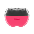 Conair Cordless Heated Brush, Portable Ceramic Ionic Smoothing Brush for Frizz Control & Shine, Rechargeable, 2 Heat Settings, Travel-Friendly Styling Tool with Protective Cover, Hot Pink & Black