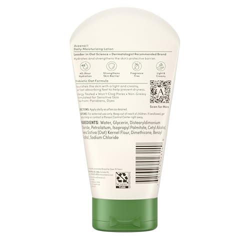 Aveeno Daily Moisturizing Body Lotion for Dry Skin, 5 oz