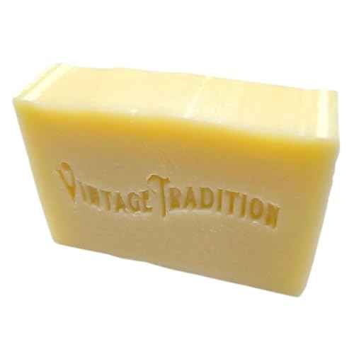 Vintage Tradition Organic Tallow Soap for Face and Body - Unscented bar with Tallow Moisturizer - Natural bar for Deep Hydration, Soothing and Healthy Skin - Organic Soap for All Skin Types