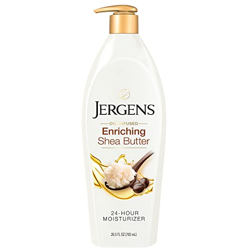 Jergens Ultra Healing Dry Skin Moisturizer, Body and Hand Lotion & Hand and Body Lotion, Pure Shea Butter Deep Conditioning Body Moisturizer, Dermatologist Tested, 26.5 oz