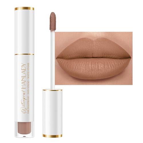 Nude Matte Lipstick Long Lasting Waterproof Smudgeproof