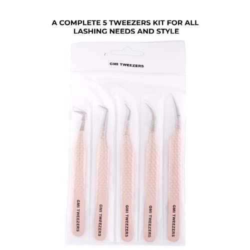 Fiber Tip Lash Tweezers For Eyelash Extension Tweezers Professional