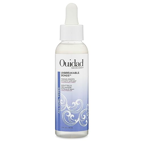 Ouidad Unbreakable Bonds Mixing Drops, Strengthen & Repair Hair, Fragrance Free 2 Fl Oz