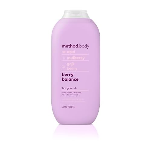 Method Body Wash Pure Peace 28 oz and Berry Balance 18 oz Paraben Phthalate Free