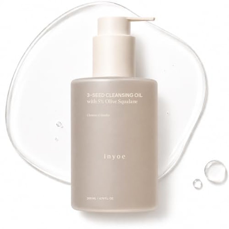 3-Seed Cleansing Oil with 5% Olive Squalane | Makeup Remover