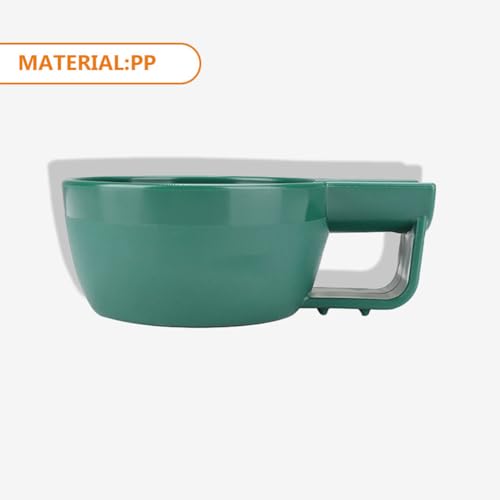 Shaving Bowl Large Deep Plastic Shave Soap Container with Non-Slip Base for Rich Foam Lathering Home Barber Experience 6.3 X 4.72 X 2.36 Inches