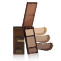 3-Color Eyebrow Powder Palette - Warm Coffee #102