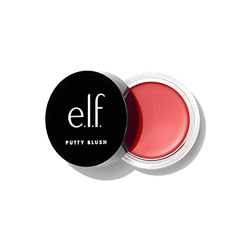 e.l.f. Putty Blush - Tahiti, Creamy & Ultra Pigmented, Hydrating with Argan Oil & Vitamin E, 0.35 Oz