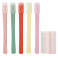 Eyelid Scrub Brush (5pcs), Soft Silicone Lid Scrub for Sensitive Eyes, Gentle Care for Blepharitis/MGD, Dry Eye Relief, Individually Packaged Reusable