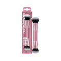 Real Techniques Multi-Task Face & Makeup Brush - Dual-Ended Foundation, Blush, Contour, Powder Applicator