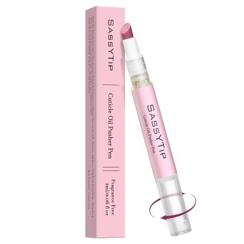 Ceramic Cuticle Pusher & Cuticle Oil Pen - 2-in-1 Nail Repair Tool (2ml)