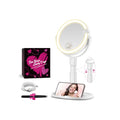 MOMOKUBA Adjustable LED Makeup Mirror with 20X Magnification