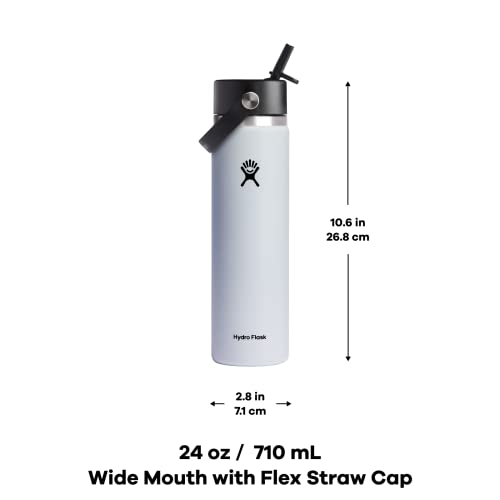 Hydro Flask Wide Flex Straw Cap Indigo 40 Oz