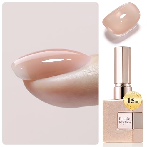 Double Rhythm Hard Gel Nail Polish 15ml - Builder in a Bottle