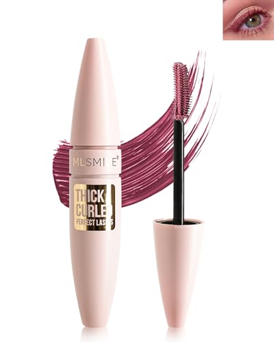 Lestpola Burgundy Waterproof Tubing Mascara - Volumizing & Lengthening Eyelash Makeup