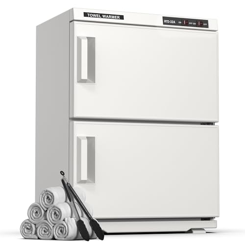 Lavoker 32L Dual-Chamber Towel Warmer for Spa & Salon