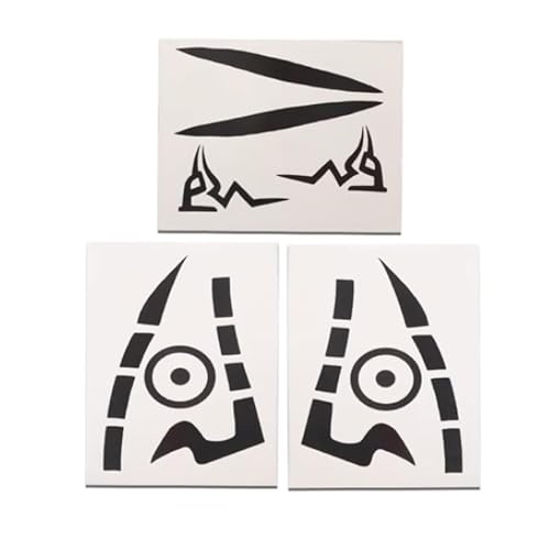 Ryomen Sukuna Tattoo Itadori Yuji Tattoo Anime Cosplay Temporary Tattoos Body Face Wrist Stickers Makeup Props Accessory (A)