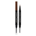 COVERGIRL - Easy Breezy Brow 24HR Brow Ink Pen¢â, dual applicator, ultra-precise felt-tip, spoolie comb, water-resistant, lightweight, 100% Cruelty-Free