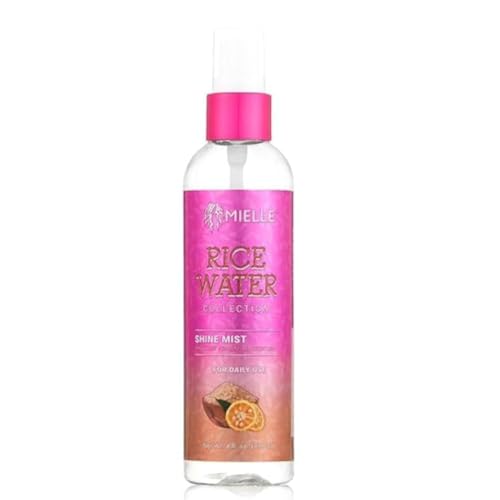 Mielle Rice Water Shine Mist - 4oz Lightweight Hair Finishing Spray for Shine & Frizz Control