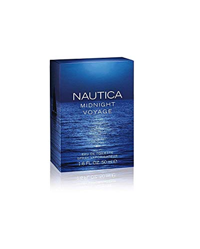 Nautica Midnight Voyage Eau de Toilette for Men 1.6 Fl Oz - Adventure Fragrance