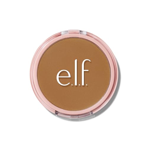 e.l.f. Halo Glow Finishing Powder Deep Neutral - Light-Reflecting Face Powder for Makeup Setting & Blurring