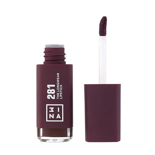 3INA The Longwear Lipstick - Matte Lipstick for Women - Moisturizing with 12-Hour Long Wear - Transfer-Proof and Highly Pigmented - 281-0.23 oz