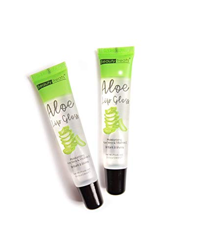 Beauty Treats Aloe Lip Gloss Moisturizing - 2 Pack