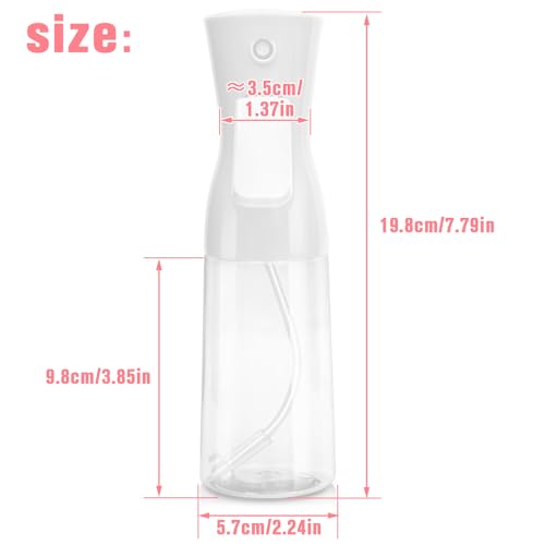 Continuous Spray Bottle 200ml - Ultra-Fine Mist for Hair & Plants