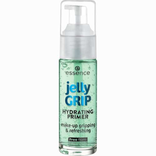 Essence Jelly Grip Hydrating Primer - Long-Lasting Makeup Base, Vegan, PETA Certified