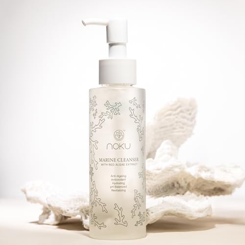 Noku Marine Cleanser | Blue Beauty | Vegan & Cruelty-Free with Red Algae Extract, For Hydration and Calms Redness, Bioactive Molecules, Marine Peptides