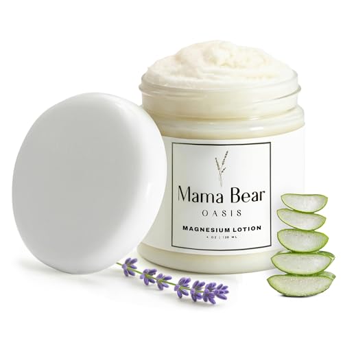Mama Bear Oasis Magnesium Cream for Feet - 1-Pack, Fast-Absorbing Natural Lotion