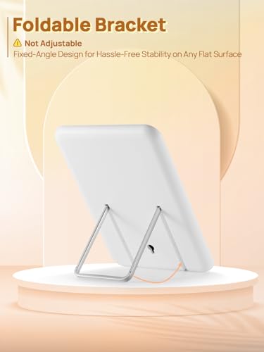 OMIRO 8x5 Portable Desk Makeup Mirror with Stand