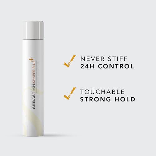 Sebastian Professional Shaper Plus Hairspray | Touchable, Humidity Resistant, Original Extra Hold | 24 Hour Flexible Styling Control | For All Hair Types