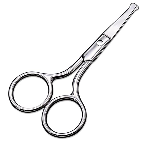 Small Safety Scissors with Round Tips - Nose Hair, Eyebrow & Grooming