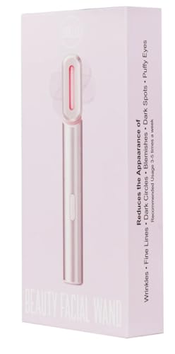 Microcurrent Facial Wand for Dark Circles & Wrinkles - Silver, Rejuvenate Skin