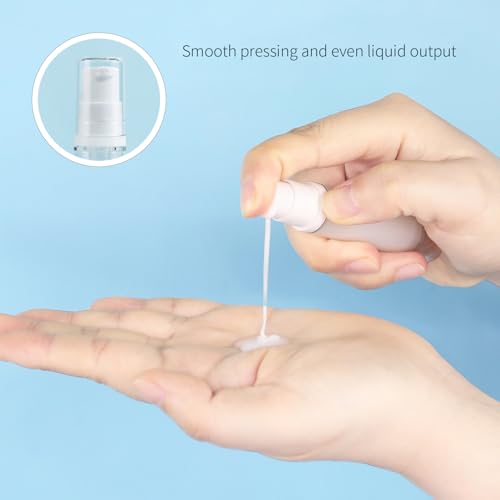 6 Pack 5ml Airless Pump Bottles Travel Size Refillable