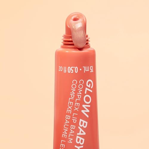 Pacifica Glow Baby Lip Balm ? Vitamin C Infused Hydrating Balm with Coral Shimmer, Moisturizes & Revives Dry Chapped Lips, Plant Squalane & Oils, Non-Sticky Glassy Shine, Vegan