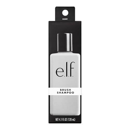 e.l.f. Makeup Brush Shampoo - Gentle Cleanser, 4.1 oz