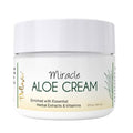 Deluvia Miracle Aloe Cream | Face & Body Moisturizer with Vitamin E & Organic Aloe Vera | Hydrating, Soothing for Dry Skin | Psoriasis, Eczema - 2 oz Compact Travel Size