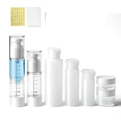 TSA Approved Travel Bottle Kit 7-Piece Toiletry Set