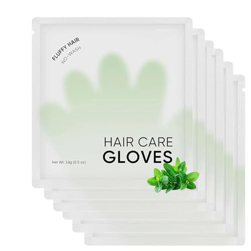 Dry Shampoo Gloves 5 Pack - Oil Absorbing No Rinse Hair Refresh