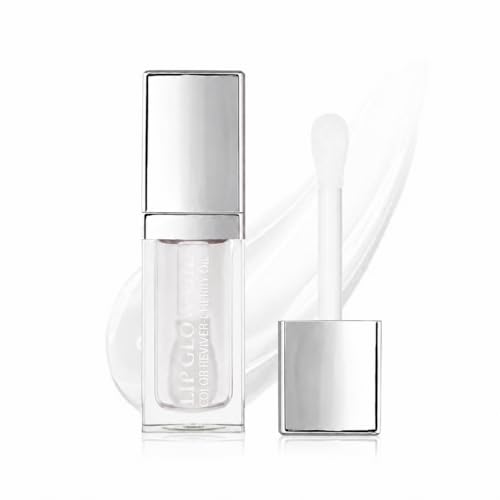GECOMO Hydrating Lip Glow Oil - Plumping Tinted Lip Gloss 0.2 OZ
