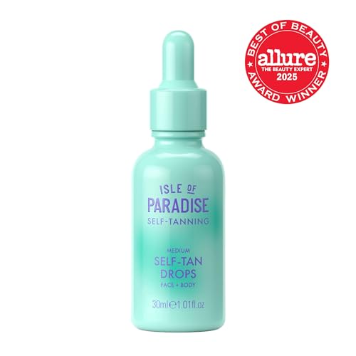 Isle of Paradise Self-Tanning Drops | Face & Body Buildable Tan