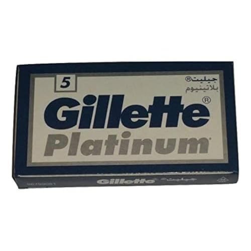100 GILL?TTE Platinum Double Edge Razor Blades Made in Russia